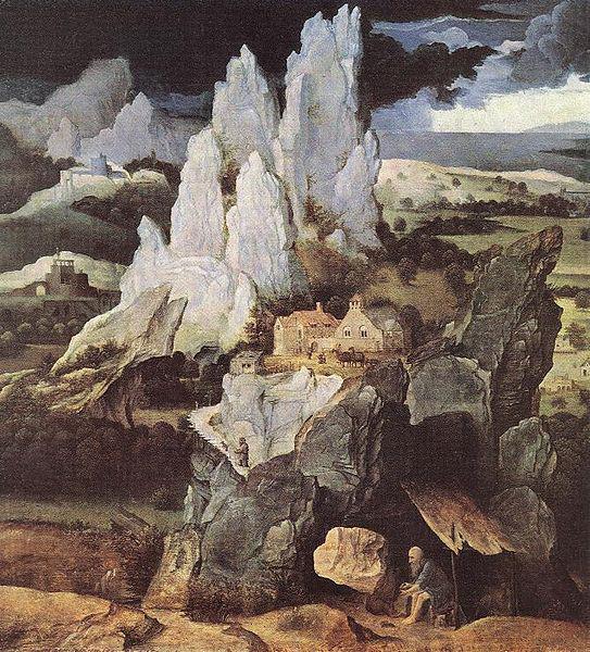 Joachim Patinir St Jerome in Rocky Landscape